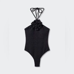 Mango Nanet one piece swimsuit black medium